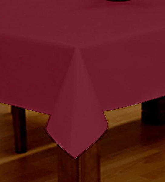 Lushomes side table cover, Maroon Classic Plain Cotton Dining Table Cloth ,Home Decor Items, Side Table Cover, small table cover, tea table cover(Size 40 x 40”, Side Table Cover)
