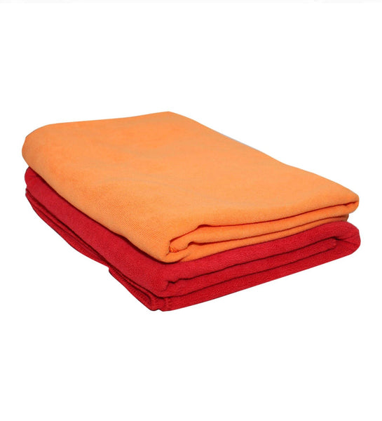 Microfibre Towel for Bath, Quick Dry Towel for Men Women, Large Size Towel, 27 x 55 Inch, microfiber bath towel for women for men (70x140 Cms, Set of 1, Red)
