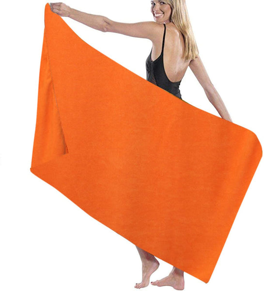 Microfibre Towel for Bath, Quick Dry Towel for Men Women, Large Size Towel, 27 x 55 Inch, microfiber bath towel for women for men (70x140 Cms, Set of 1, Orange)