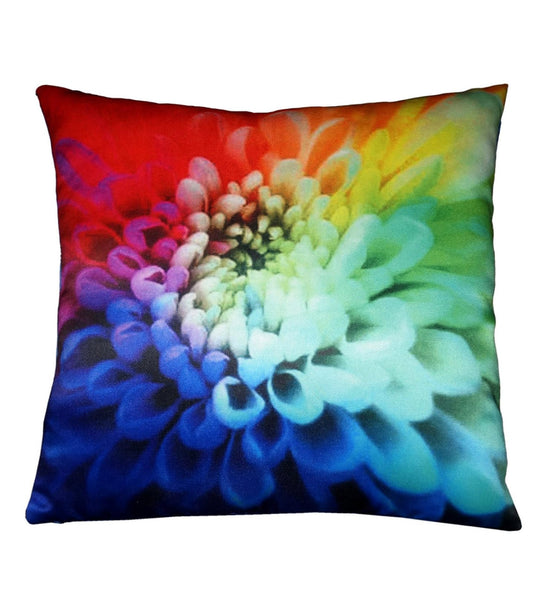 Lushomes cushion covers 16 inch x 16 inch, cusion covers for sofa 16" 16 Printed Petals Cushion Coverboho cushion covers (16 x 16 inches, Single pc)