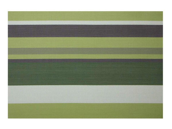 Lushomes Green & Grey Waterproof PVC Placemats in Reusable PVC bag (33 x 45 cms, Pack of 6) - Lushomes