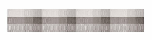 Lushomes Grey Bamboo Waterproof and heat resistant PVC Runner ( 30 x 180 cms) - Lushomes