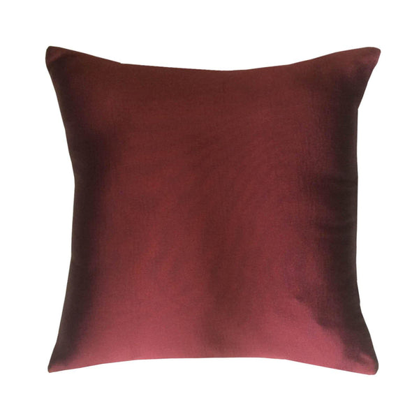 Lushomes Jacquard Maroon & Gold 2 Cushion Cover set for any celebration.(Pack of 5, 40 x 40 cms) - Lushomes