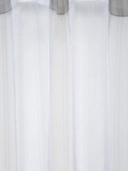 Lushomes Grey Design 2 Melody Sheer Door Curtains 4.5 Ft x 7.5 ft. (54" x 90‰۝, Single pc) - Lushomes
