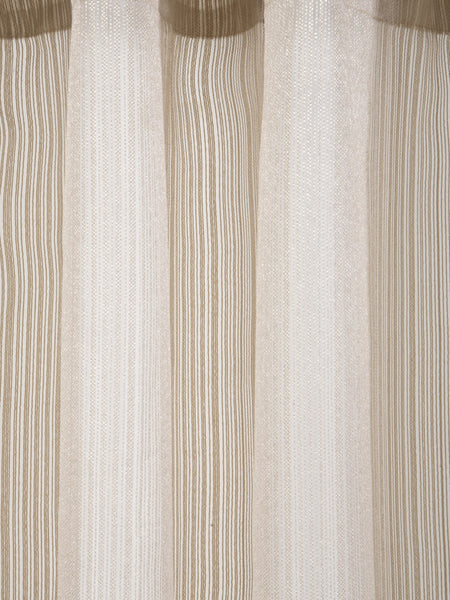 Lushomes sheer curtains 7.5 feet, Beige, Melody Sheer, white Based sheer curtains, Net Curtains, parda, Curtains & Drapes, Beige (54 x 90 inches, Single pc)