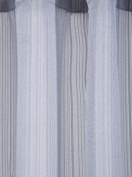 Lushomes Grey Design 3 Melody Sheer Door Curtains 4.5 Ft x 7.5 ft. (54" x 90‰۝, Single pc) - Lushomes