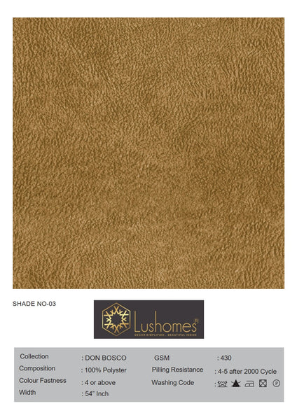 Lushomes 100% Polyster 54" Inches Width Velvet Don Bosco 430 GSM Fabric