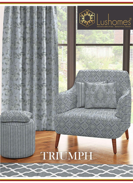 Lushomes 92.3% Polyester & 7.7% Cotton 54" Inches Width Jacquard Triumph 250 GSM Fabric