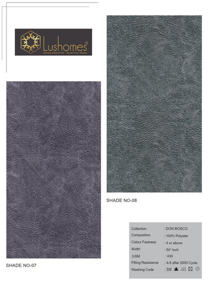 Lushomes 100% Polyster 54" Inches Width Velvet Don Bosco 430 GSM Fabric