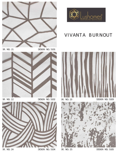 Vivanta Buraout 110 GSM 54" Inches 100% Polyester Fabric