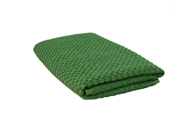Lushomes Towels for Bath, bath towel, cotton towels for bath, large size, bathing towel, for Men and Women, Popcorn Weave, Mint Green, 335 GSM Approx (Pack of 1, Size 70 x 150 cms, 28x59 Inch)