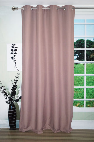 Lushomes outdoor curtains for balcony waterproof, curtains & drapes, Parda, Lilac with 8 Metal Eyelets for Living Room, 4.5 FT x 7.5 FT (54 x 90 inches, Single pc)
