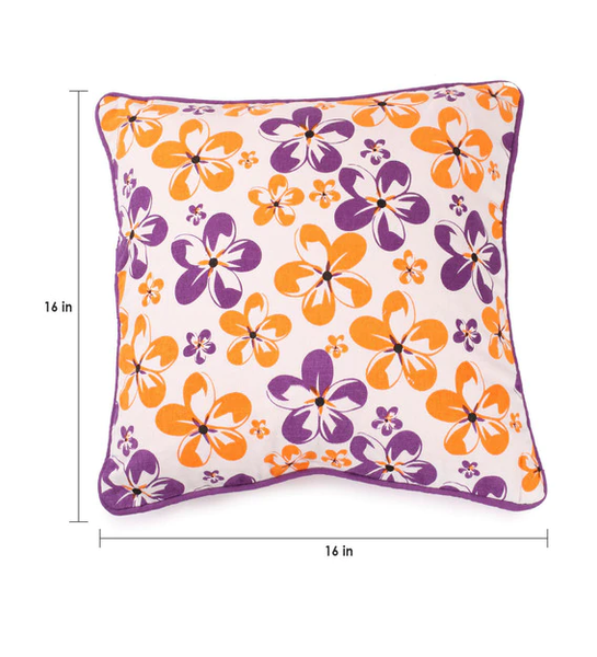 Lushomes Shadow Indian Printed Designer Cushion Cover Online (Size 16x16 Inch) Pack of 2