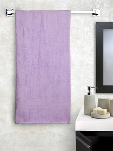 Lushomes Towels for Bath, Light Purple Super Soft and Fluffy Bath Turkish Towel (Size 35 x 71 inches, Single Pc, 450GSM)