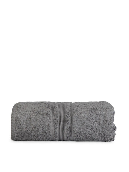 Lushomes Towels for Bath, Grey Grey Super Soft and Fluffy Bath Turkish Towel (Size 35 x 71 inches, Single Pc, 450GSM)