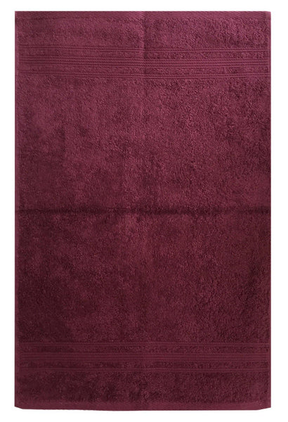 Lushomes Red Plum Super Soft and Fluffy Cotton Hand Towel Set (Size: 40 x 60 cms, Pack of 12, 450 GSM) - Lushomes