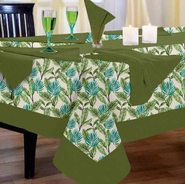 Lushomes Forest Printed 4 Seater Table Linen Set - Lushomes
