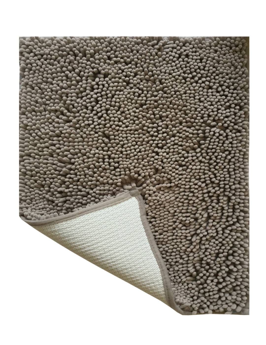 Lushomes Bathroom Mat, 2200 GSM Floor Mat with High Pile Microfiber, anti skid mat  with Contour footmat Anti Slip  (Bathmat Size 16 x 24 Inch, Contour Size 16 x 16 Inch, Single Pc, Grey)