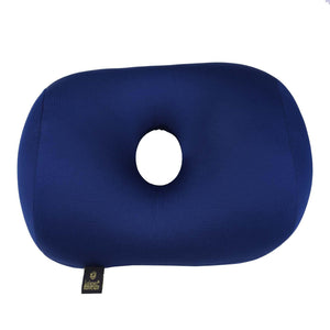 Lushomes Deep Blue Microbeads Nose pillow with super comfy micro beads. (28 x 35 cms, Single pc) - Lushomes