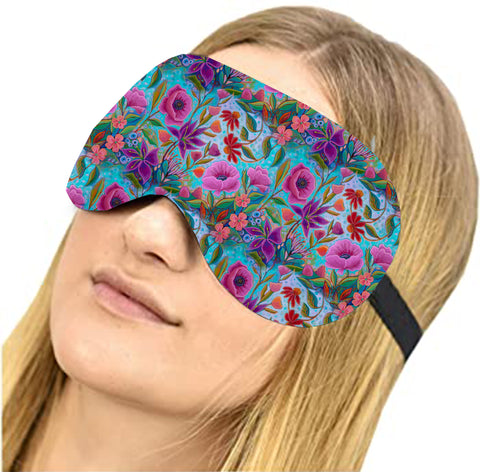 Lushomes Sleep Eyemasks-Single Pc with Zipper on the top - Light Blocking Sleep Mask, Soft and Comfortable Night Eye Mask for Men Women, Eye Blinder for Travel/Sleeping/Shift Work (Pack of 1),