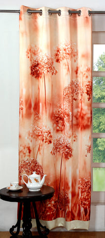 Lushomes Digitally Printed Jungle Polyester Blackout Curtains for Long Doors (Single pc) - Lushomes