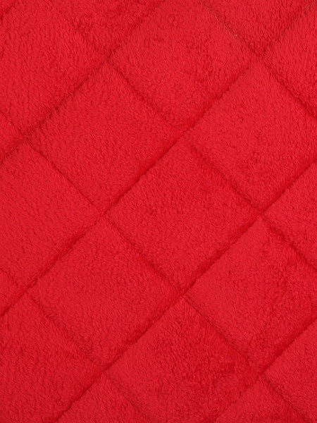 Lushomes Red Super soft memory foam bathmat Set ( Bathmat Size 20"x 30" + Contour Set 20"x20", Two Pc Set) - Lushomes