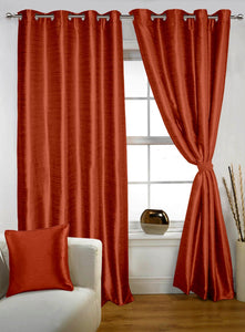 Lushomes Maroon Twinkle Star Curtain with Blackout Lining for Doors - Lushomes