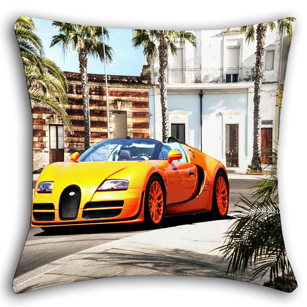 Lushomes Digital Print Car Cushion Covers (Pack of 5) - Lushomes
