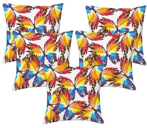 Lushomes Digital Print Creative Butterfly Cushion Covers (Pack of 5) - Lushomes