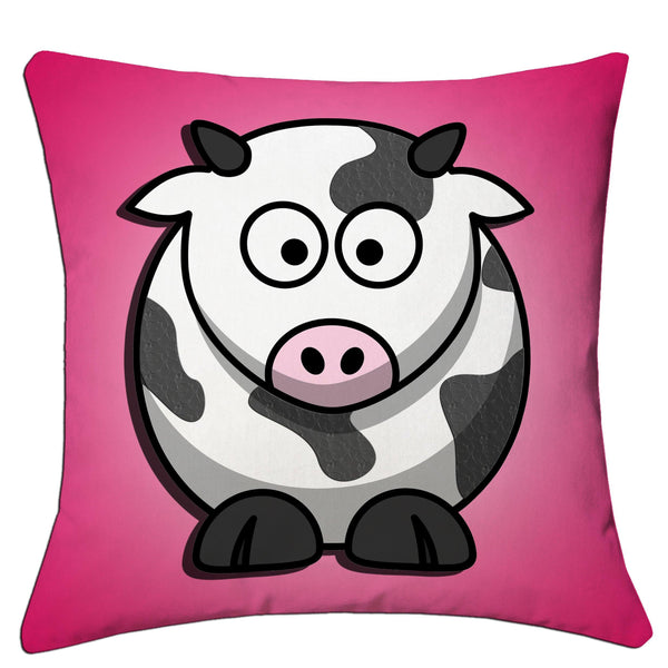 Lushomes Kids Digital Print Cow Cushion Covers (Pack of 5) - Lushomes