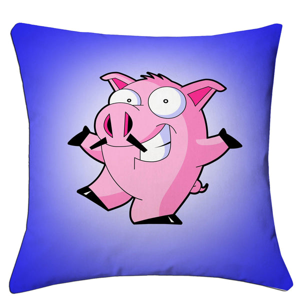 Lushomes Kids Digital Print Pig Cushion Covers (Pack of 5) - Lushomes