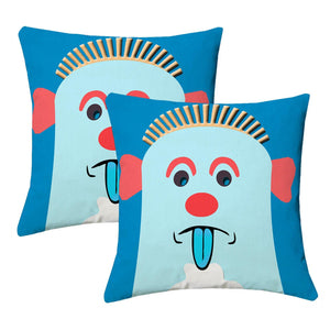 Lushomes Kids Digital Print Expression Cushion Covers (Pack of 2) - Lushomes
