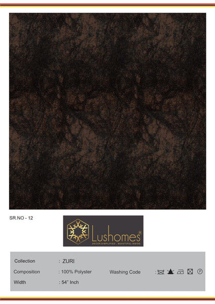 Lushomes 100% Polyster 54" Inches Width Velvet Zuri 280 GSM Fabric