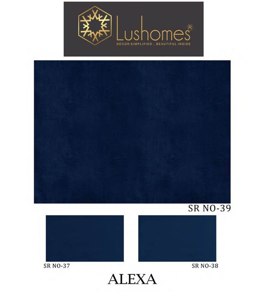 Lushomes 100% Polyster 60" Inches Width Alexa Velvet Min 360 GSM  Fabric