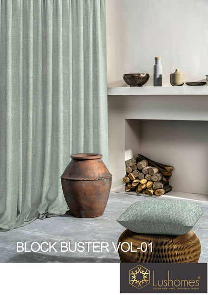 BLOCK BUSTER 100% Polyster 54" Inches Fabric
