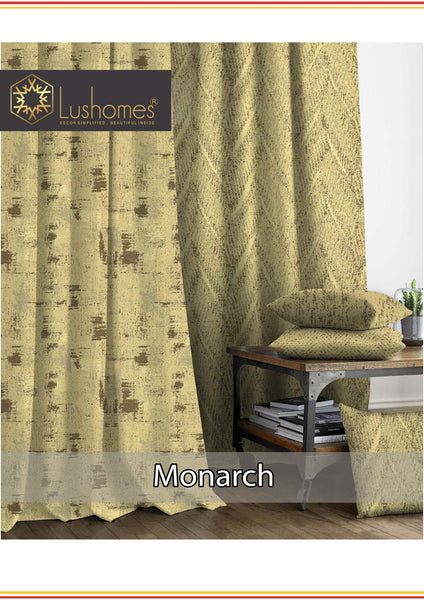 Lushomes 100% Polyester 48" Inches Width Jacquard Monarch 247 GSM Fabric