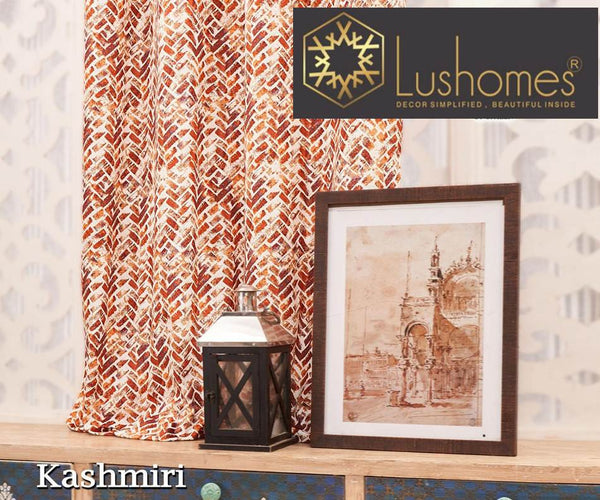 Lushomes 100% Polyester KASHMIRI-Min Fabric