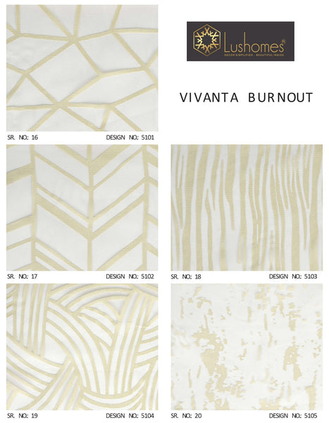 Vivanta Buraout 110 GSM 54" Inches 100% Polyester Fabric