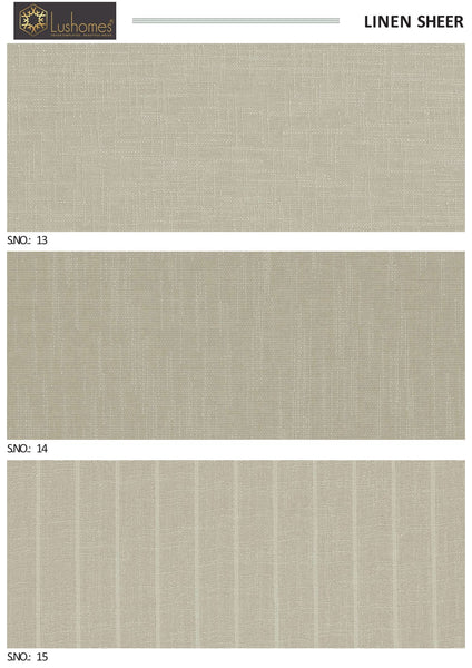 Linen Sheer 145 GSM 54" Inches Width 100% Polyster Fabric