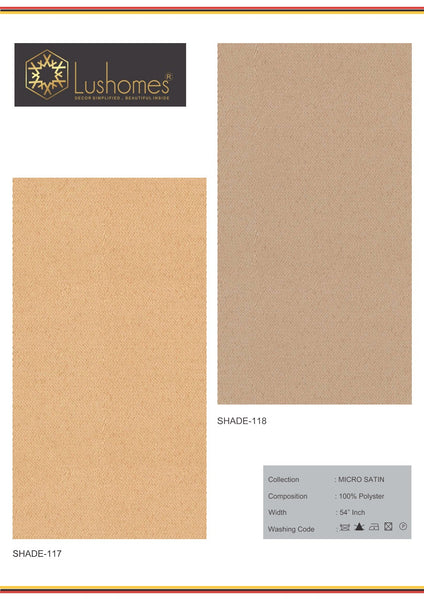 100% Polyster 54" Inches Width Micro Satin 110 GSM Fabric